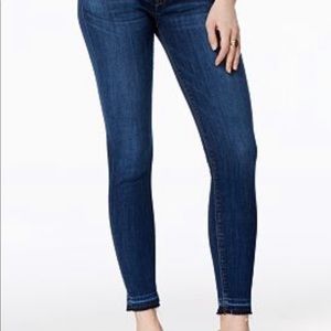 Hudson “Krista” Raw Hem Super Skinny Jeans